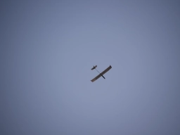 Lilienthal - Lilienthal im majestätischen Gleitflug