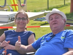 Kuscheltierfliegen 2026 - Entspannen nach einen erfolgreichen Tag. (Foto: Thom)